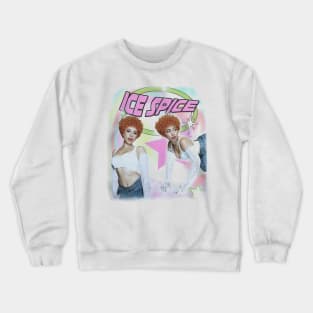 Retro Hip Hop Ice spice Crewneck Sweatshirt
